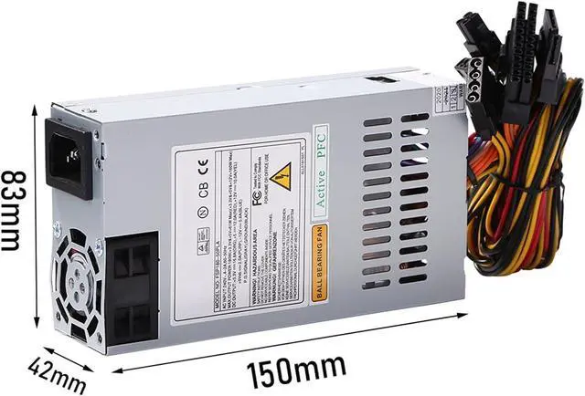 Alt view image 7 of 7 - KLVN Power Supply Unit 4-pin CPU Power Supply FSP100-50GUB FSP180-50PLA FSP200-50AP FSP250-50CI PSU 160W for Small Cases