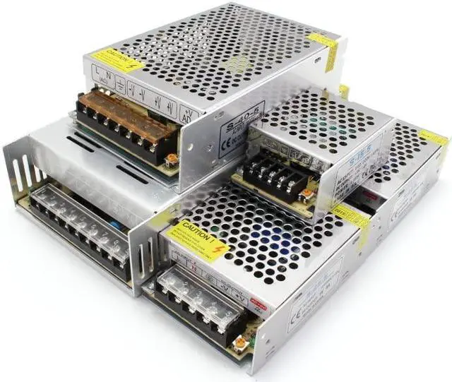 Main image of AC DC Transformer 5V 24V Power Supply 12V Alimentation 1A 2A 3A 5A 10A 15A 20A 220V to 12V 3 5 9 15 18 24 36 48 V Power Supply (Color : 5V Power Supply, Size : 5A)