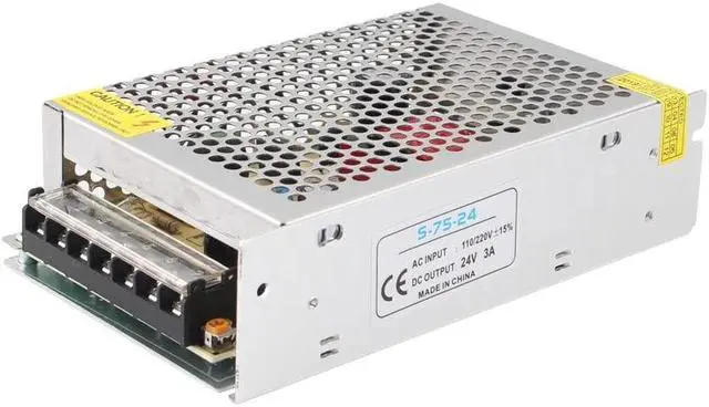 Alt view image 4 of 6 - AC DC Transformer 5V 24V Power Supply 12V Alimentation 1A 2A 3A 5A 10A 15A 20A 220V to 12V 3 5 9 15 18 24 36 48 V Power Supply (Color : 5V Power Supply, Size : 5A)