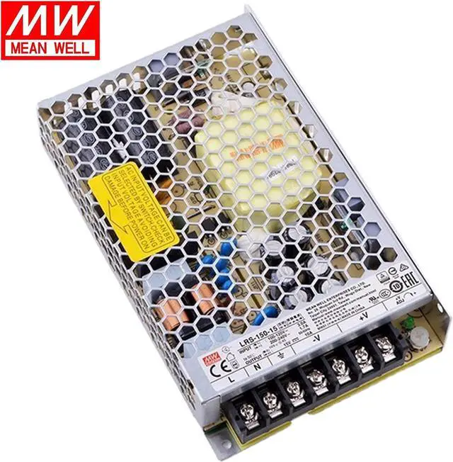 Alt view image 3 of 7 - Mean Well MW 150W Single Output Switching Power Supply Input Industrial with Enclosed Power,12V/12.5A, 15V/10A, 24V/6.5A, 36V/4.3A, 48V/3.3A, (LRS-150-48 (48V/3.3A/158.4W/Output Supply))