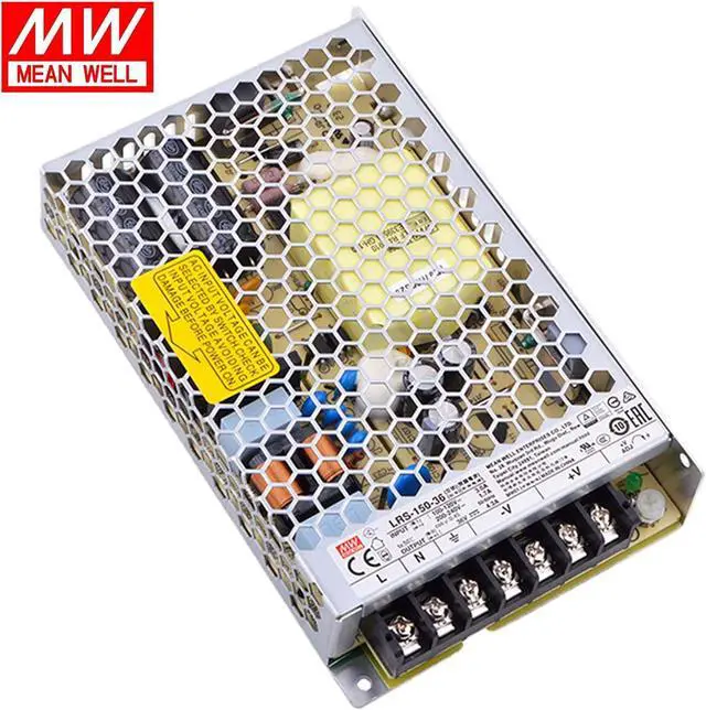 Alt view image 5 of 7 - Mean Well MW 150W Single Output Switching Power Supply Input Industrial with Enclosed Power,12V/12.5A, 15V/10A, 24V/6.5A, 36V/4.3A, 48V/3.3A, (LRS-150-48 (48V/3.3A/158.4W/Output Supply))