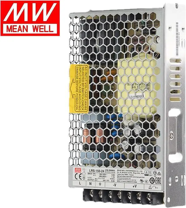 Alt view image 4 of 7 - Mean Well MW 150W Single Output Switching Power Supply Input Industrial with Enclosed Power,12V/12.5A, 15V/10A, 24V/6.5A, 36V/4.3A, 48V/3.3A, (LRS-150-48 (48V/3.3A/158.4W/Output Supply))