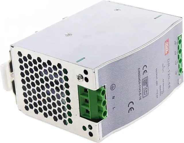 Alt view image 3 of 3 - VEVEL 48V 2.5A 120W Single Output Industrial DIN Rail Power Supply DR-120-48