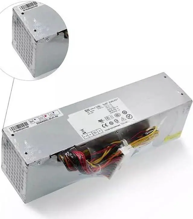 Alt view image 3 of 3 - 240W Desktop Power Supply Unit PSU Replacement for Dell OptiPlex 390 790 990 3010 7010 9010 (Small Form Factor) SFF Systems H240AS-00 AC240AS-00 L240AS-00 AC240ES-00 H240ES-00 Series