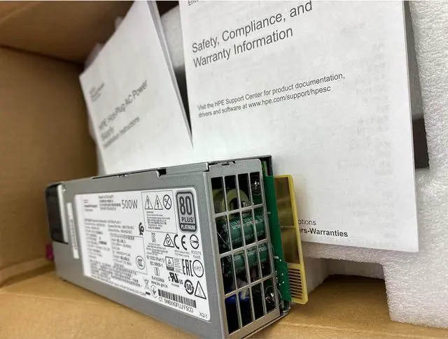 Alt view image 5 of 6 - BestParts New 500W Flex Slot Platinum Hot Plug Low Halogen Power Supply Kit Compatible with HPE Server 865408-B21 866729-001 865398-001