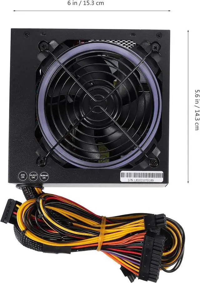 Alt view image 3 of 7 - Mobestech Computadora Desktop Computers Pc Power Supply Replacement Pc Power Desktop Computer Power Desktop Computer Source 450w Desktop Desktop Computers Pc Power Supply