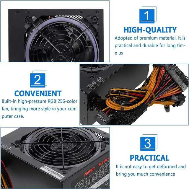 Alt view image 4 of 7 - Mobestech Computadora Desktop Computers Pc Power Supply Replacement Pc Power Desktop Computer Power Desktop Computer Source 450w Desktop Desktop Computers Pc Power Supply
