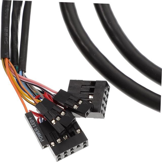 Alt view image 5 of 7 - Housoutil 2pcs PC Computer Desktop Switch USB Power Computer Power Button PC Power Button Remote PC Power Switch Computer Accessory Power Supply Control Adapter Cable Computer Power Supplies
