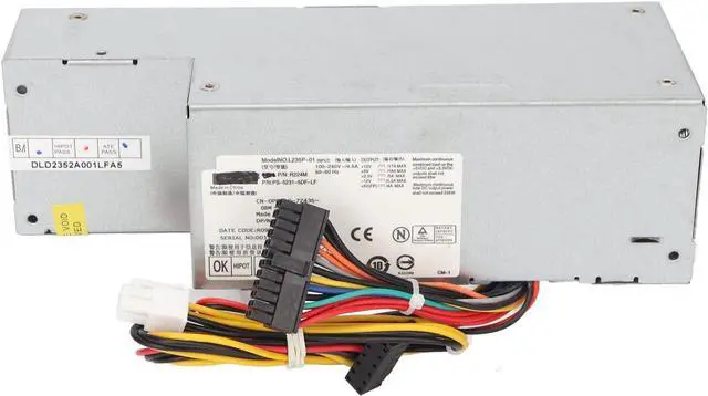 Alt view image 4 of 7 - EBTOOLS 235W PC Power Supply, H235P L235P D235ES F235E Chassis Modular Power Supply, Desktop Power Supply Replacement for DELL, for OptiPlex 760 780 960 980 SFF