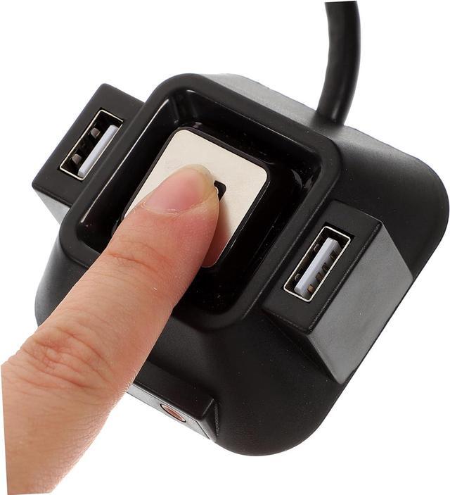 Alt view image 3 of 7 - Housoutil 2pcs PC Computer Desktop Switch USB Power Computer Power Button PC Power Button Remote PC Power Switch Computer Accessory Power Supply Control Adapter Cable Computer Power Supplies