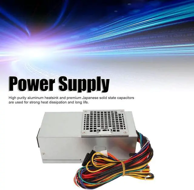 Alt view image 2 of 7 - PC Power Supply, 250W Rated Power D250AD00 H250AD00 F250AD00 DT Chassis Modular Power Supply, for Optiplex, for Inspiron, for Vostro, for Studio, AC 100 to 240V