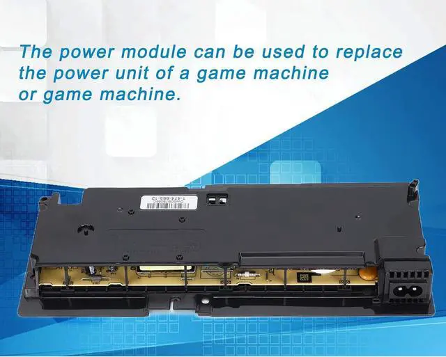 Alt view image 5 of 7 - ADP160CR Internal Replacement Power Supply with Power Cord for PS4 Slim 2000(Black-US)