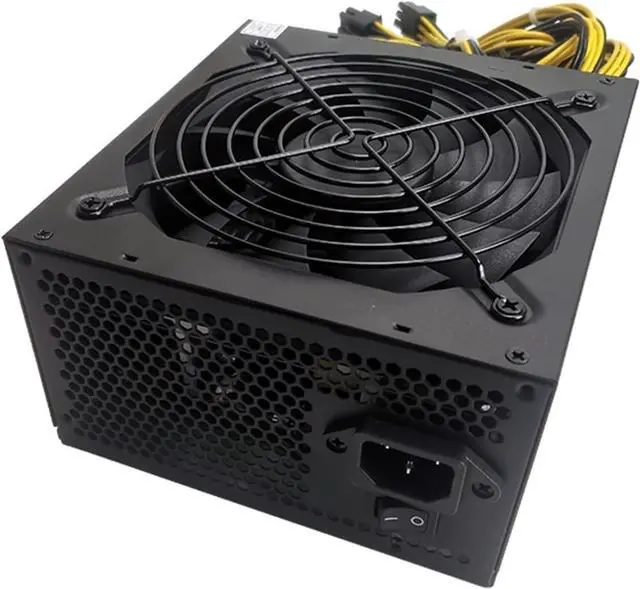Alt view image 4 of 5 - 1800W 2000W Bitcoin Mining PSU PC Power Supply Computer Mining Rig 8 GPU ATX Ethereum Coin 12v 6pin Power Supply