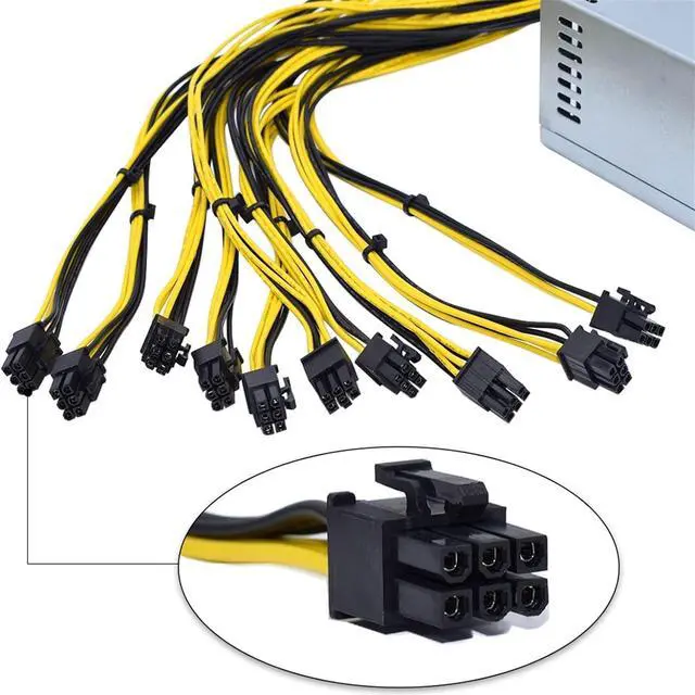 Alt view image 7 of 7 - 2000W 2500W Quality BTC 2U Mining Power Supply ETH Rig Miner S9 S7 L3+ Low Power Consume(2000W)