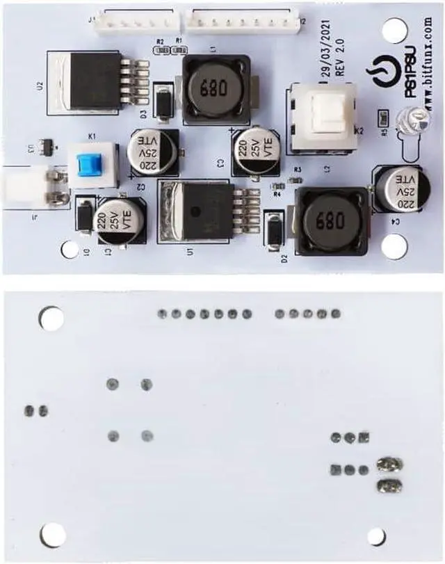 Alt view image 3 of 6 - NORMICHIC Replacement Power Supply for Sony PS1 Thick Machine PS1 PSU 12v rev 2.0 Power Supply Replacement Power Supply Board (Power Supply Board)