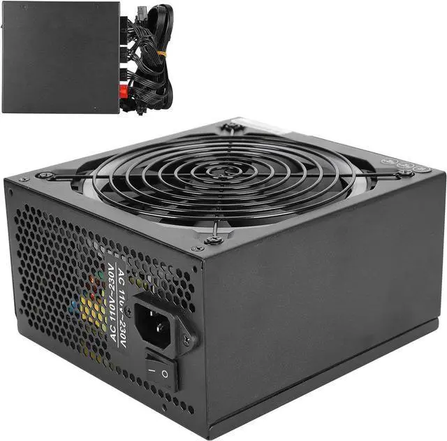 Alt view image 5 of 7 - Power Supply Module, Low Energy Consumption Durable 600W Computer Power Supply, Strong for Computer Desktop (US Plug 100240V)