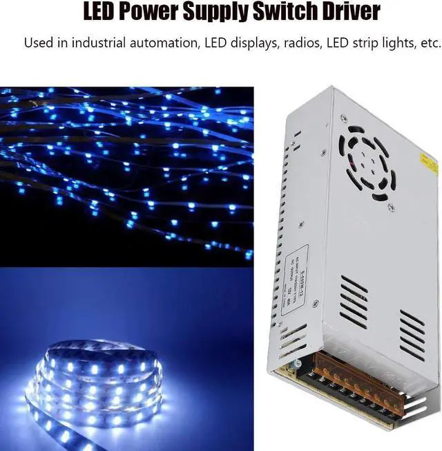 Alt view image 3 of 7 - Demeras Switching Power Supply Energy Saving Fast Heat Dissipation Power Supply Transformer Stable led Power Supply Switch Driver for Industrial Automation(12v40a(500w), Pink)