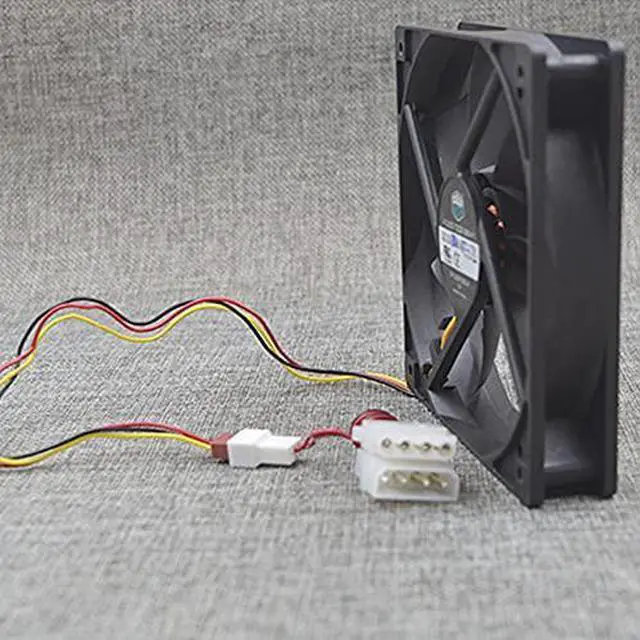 Alt view image 2 of 6 - A12025-12CB-3BN-F1 for Cooler Master Ultra-Quiet 12cm 12025 12V 0.16A 3Line Main Machine Power Supply Exhaust Chassis Fan