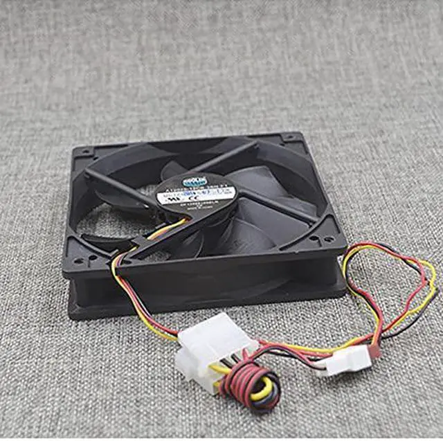 Alt view image 5 of 6 - A12025-12CB-3BN-F1 for Cooler Master Ultra-Quiet 12cm 12025 12V 0.16A 3Line Main Machine Power Supply Exhaust Chassis Fan