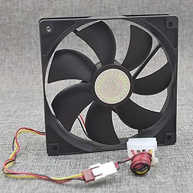 Alt view image 6 of 6 - A12025-12CB-3BN-F1 for Cooler Master Ultra-Quiet 12cm 12025 12V 0.16A 3Line Main Machine Power Supply Exhaust Chassis Fan
