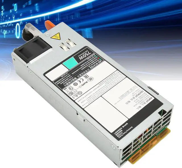 Alt view image 3 of 7 - VBESTLIFE D750E S6 Server Power Supply 750W EPP Power Supply for R530 R630 R730 R730XD R540 R640 R740 R40XD