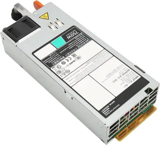 Alt view image 7 of 7 - VBESTLIFE D750E S6 Server Power Supply 750W EPP Power Supply for R530 R630 R730 R730XD R540 R640 R740 R40XD
