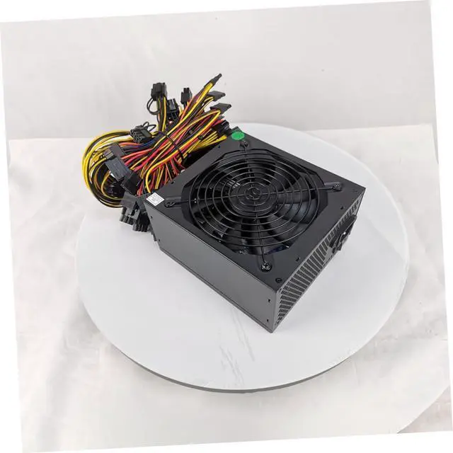 Alt view image 3 of 7 - Benchtop Power Supply Power Supply Desktop Computers PC PSU Silent Power Supply Computer Power Supply PC Power Adapter Mute Graphics Card Copper Core Black ATX PC Power Supply
