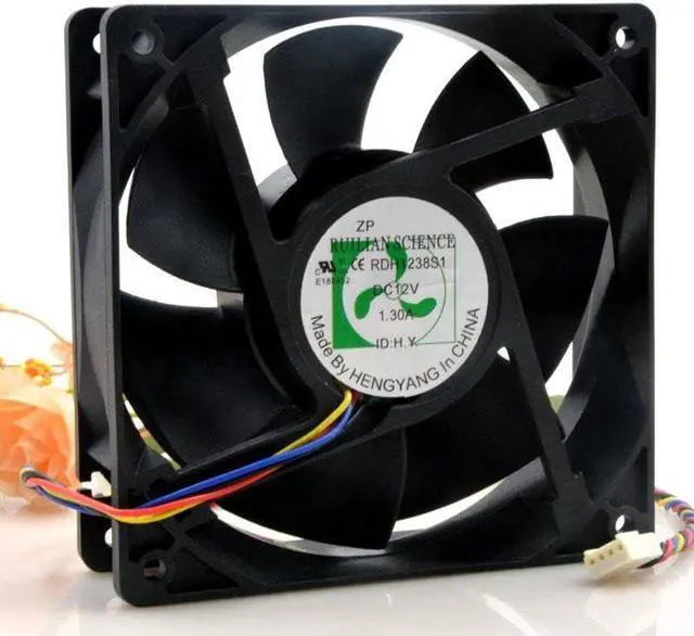 Alt view image 2 of 5 - Original RDH1238S1 12V 1.30A 120 * 38 Chassis Power Supply Large Airflow Fan