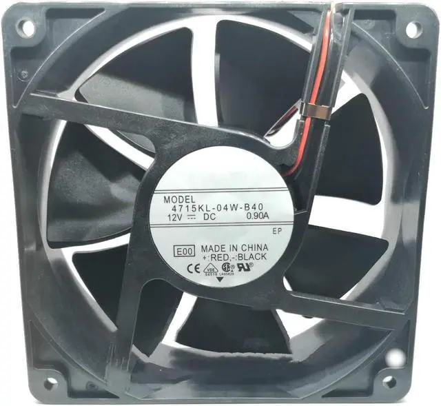 Main image of DC12V 0.90A 4715KL-04W-B40 12038 12cm 2-Wire Power Supply Cooling Fan