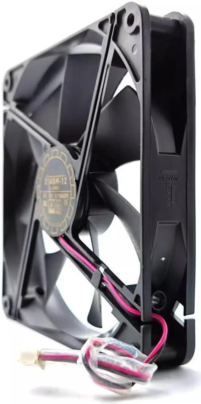 Alt view image 3 of 4 - DC12V 0.70A D14SH-12 14025 14cm 2-Wire Chassis Power Supply Cooling Fan