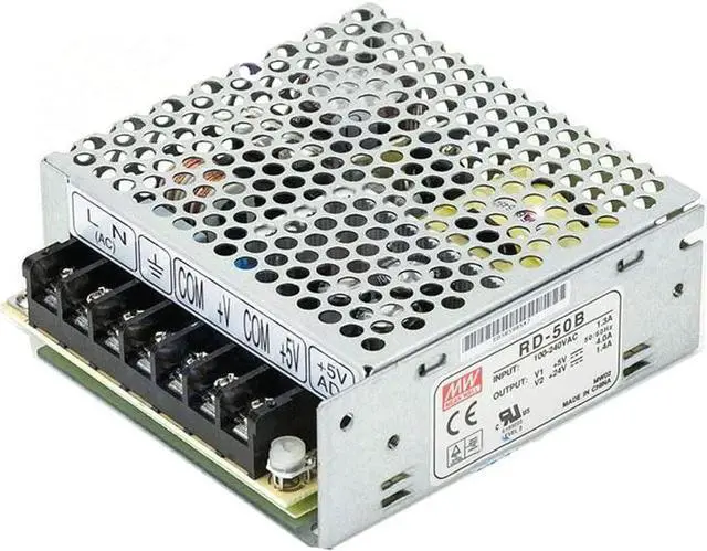 Main image of MW Mean Well Enclosed Type RD-50A/B Non-PFC RD Series 50W Dual Output Switching Power Supply Multiple Output Voltages (RD-50B)