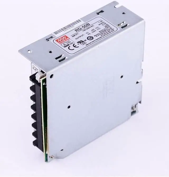 Alt view image 4 of 6 - MW Mean Well Enclosed Type RD-50A/B Non-PFC RD Series 50W Dual Output Switching Power Supply Multiple Output Voltages (RD-50B)