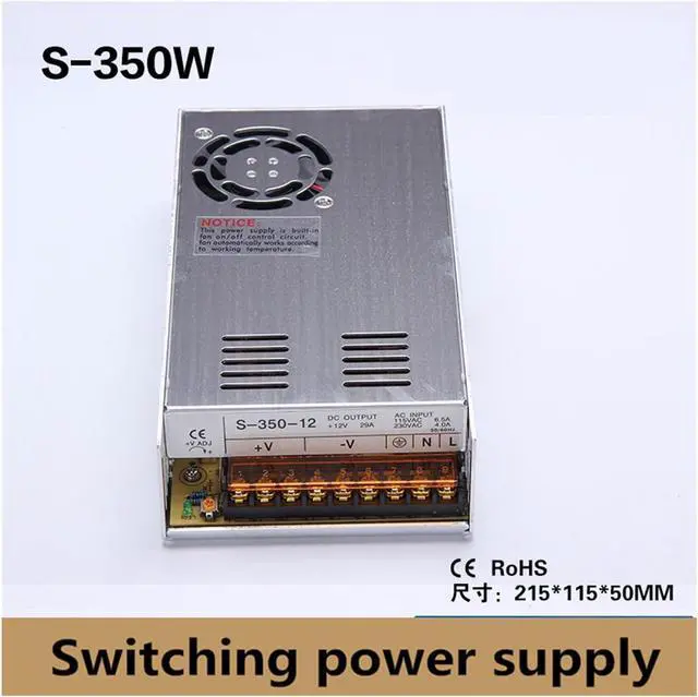 Alt view image 3 of 3 - Switching Power Supply Single Output Switching Power Supply 350w 48V 7.3A for Machine DIY, Input 220v/110v