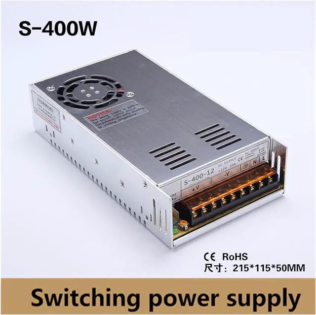 Alt view image 2 of 3 - Switching Power Supply Switching Power Supply Driver 16.5A 24V 400W for Industry Input 110/220V (S-400-24)