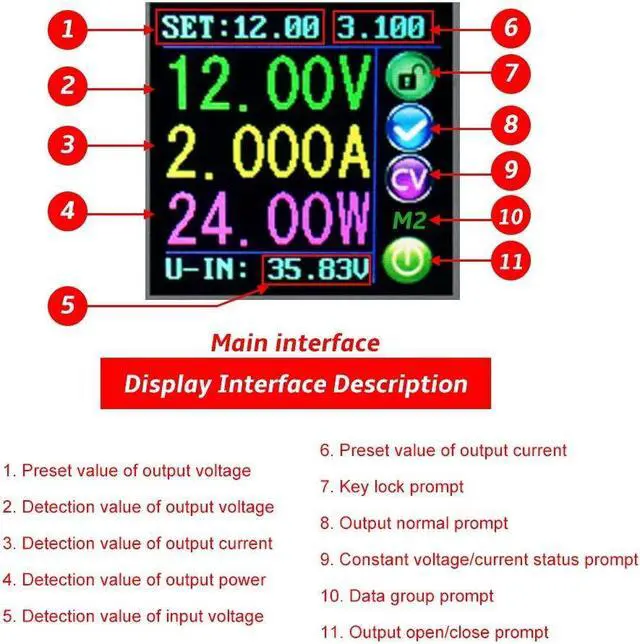 Alt view image 2 of 7 - Programmable Power Supply Module, Reduced Voltage Power Supply, for Independent Use Industrial(DPS5005)