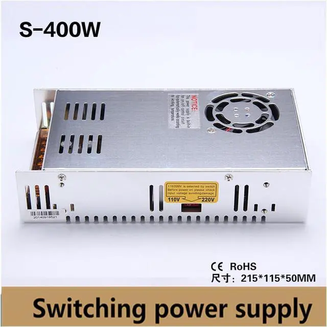 Alt view image 3 of 3 - Switching Power Supply Switching Power Supply Driver 16.5A 24V 400W for Industry Input 110/220V (S-400-24)