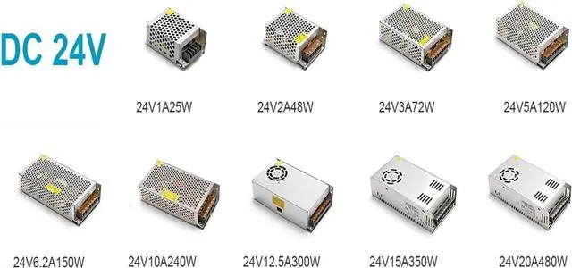 Alt view image 2 of 5 - LEPREM DC Power Supply Variable Switching Power Supply with Metal, Shell Power Supply Block Has AC-DC Voltage of 220 to 24/36 and 48/5 with High Precision (Size : 24, Color : 800W)