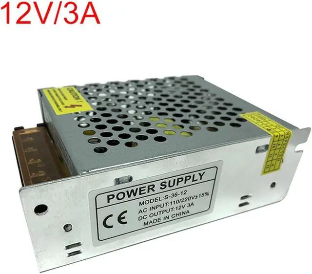 Alt view image 5 of 5 - ISSUA Pc Power Supply 12 Volt Switching Lighting Transformer 220v 12v Fonte 500w 80plus AC DC Power Supply Impulse Power Block SMPS Nicely (Color : Ordinary, Size : 12V 3A 36W)