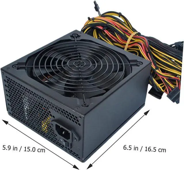 Alt view image 7 of 7 - Benchtop Power Supply Power Supply Desktop Computers PC PSU Computer Part Desktop Computer Power Supply Computer Power Adapter Graphics Card Multiple Copper Core PC Power Adapter