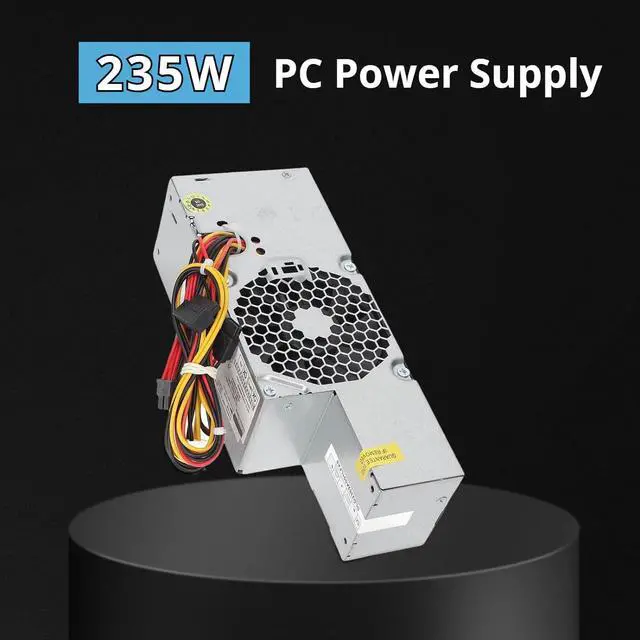Alt view image 2 of 7 - 235W PC Power Supply, Quiet Cooling Fan Fully Modular Power Supply, Long Service Chassis Power Supply for DELL OptiPlex 760 780 960 980 SFF AC 100 to 240V