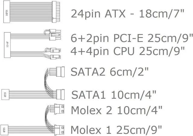 Alt view image 6 of 7 - Enhance ENP-8345L 450W Modular Platinum Flex ATX Power Supply for Small Form Factor Systems, 3 Year Warranty