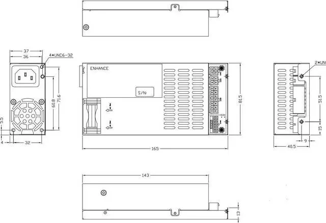 Alt view image 7 of 7 - Enhance ENP-8345L 450W Modular Platinum Flex ATX Power Supply for Small Form Factor Systems, 3 Year Warranty
