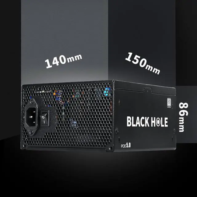 Alt view image 6 of 6 - SAMA 850w Power Supply - ATX 3.0&PCIe 5.0 Fully Modular PSU - 80 Plus Gold Efficiency 12VHPWR Connectors on PSU RTX 40 Series, ECO FDB Silent Fan,10 Year Warranty