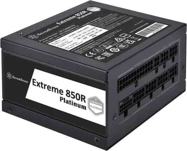 Alt view image 5 of 7 - SilverStone Technology Extreme 850R Platinum Cybenetics Platinum 850W SFX12V 4.0 (ATX 3.0) & PCIe 5.0 SFX Power Supply, SST-EX850R-PM