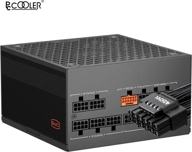 Alt view image 6 of 7 - PCCOOLER CPS YN850 Power Supply, 850W 80 Plus Gold Certified Fully Modular PCIe 5.1 & ATX 3.1 Gaming PSU, Wide Compatibility, 135mm FDB Fan, Full Japan Electrolytic Capacitors - 10 Year Warranty