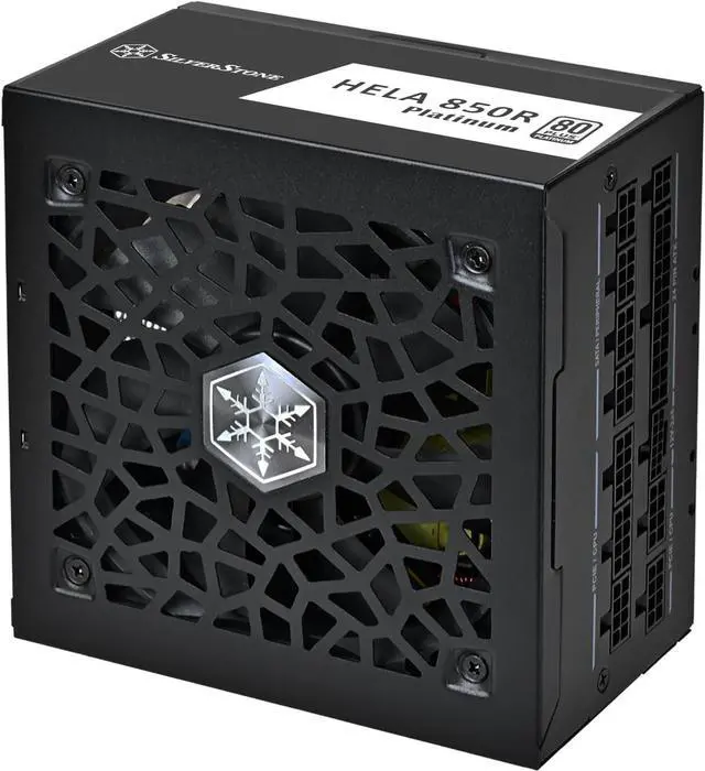Main image of SilverStone Technology HELA 850R Platinum 80 Plus Platinum 850W ATX 3.1 Power Supply, SST-HA850R-PMA