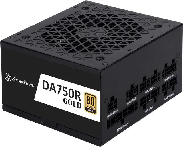 Main image of SilverStone Technology DA750R Gold 750W 80 Plus Gold ATX 3.0 & PCIe 5.0 Modular Power Supply, SST-DA750R-GM