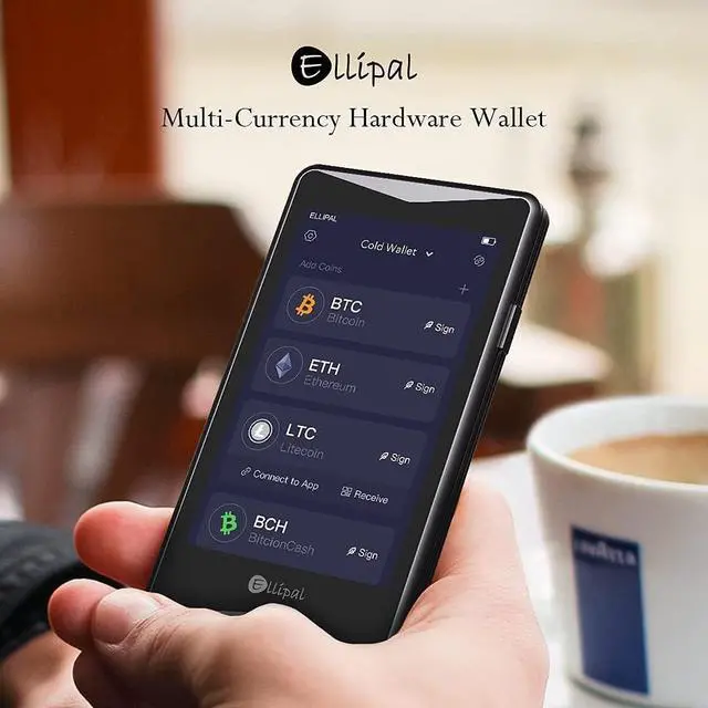 Alt view image 4 of 7 - BitcoinMerch.com - ELLIPAL Titan 2.0 Cold Wallet - Air-gapped Internet Isolated Anti-Tamper Grey
