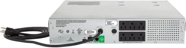 Alt view image 4 of 4 - APC Lithium-Ion Smart-UPS, SMC1000-2UC 2U Rack Back-UPS, 1000 VA Backup Battery Power Supply, 6 x NEMA 5-15R, SmartConnect Port, AVR, LCD Bundled with 16GB USB Storage