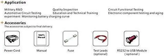 Alt view image 4 of 4 - DC Power Supply OWON SP3051 1 Channel,MAX 150W Output Power Supply 30V 5A